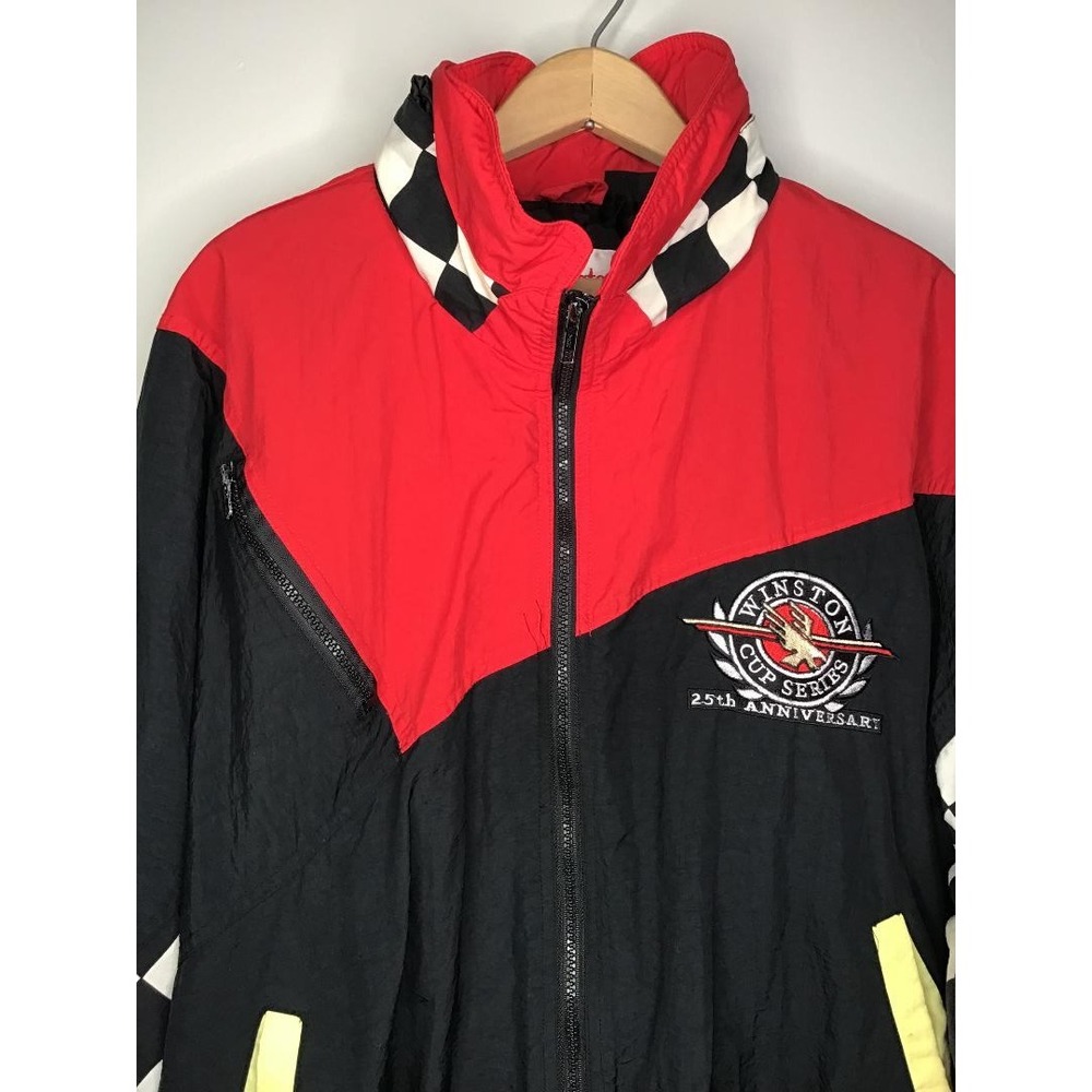 Vintage Winston Cup Series 25th Anniversary Racing Jacket Mens XL NASCAR Racing